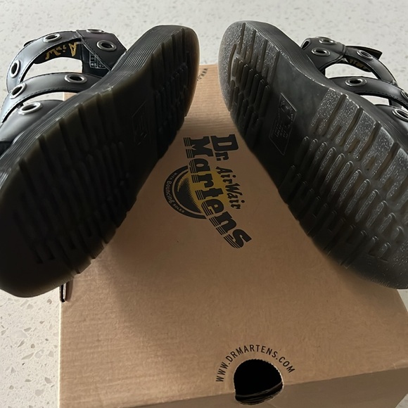 Dr. Martens Black Sandals with Silver Accents - Picture 3 of 4